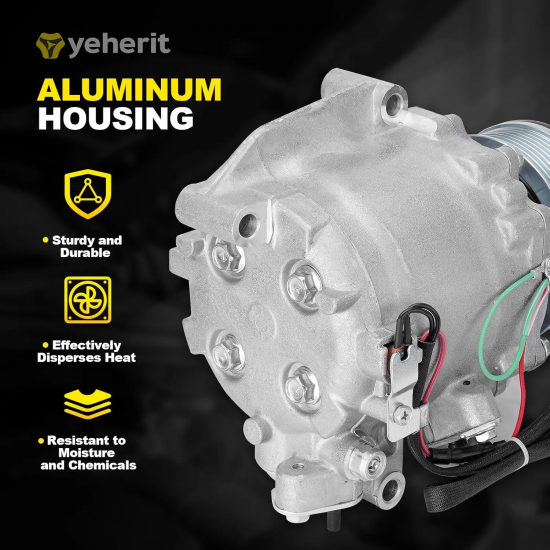 AC Compressor with Clutch Compatible and Honda Civic 1.8L 2006-2011,Replaces#38800-RNA-A01,38810RRBA01 38800RNBA02 38800-RNB-A02
